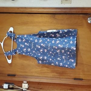 NWT NOBO Jean overall dress